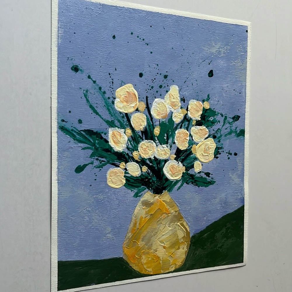 Abstract Flower Painting